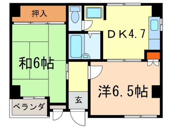 ヴィラ　ベルエトワ－ルの物件間取画像